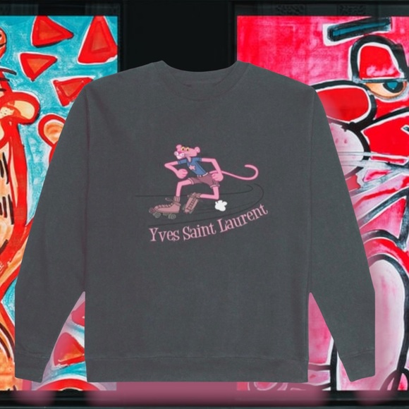 🆕 Mega Yacht 🛥 PiNK PaNtHeR 🐆 SK8R🛼Crewneck👚